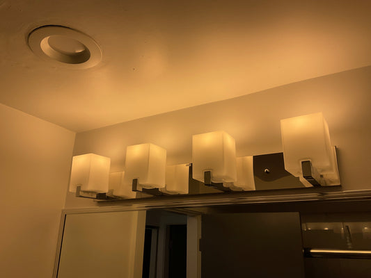 Light Controlled by Smart Light Switch  In-Wall Installation Single Pole WiFi Light Switch Works with Alexa Google Assistant Apple Siri